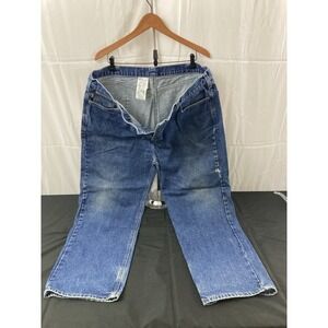 Carhartt FR Jeans Mens 40x30 Blue Relaxed Fit Flame Resistant CAT 2 FRB004-MDS